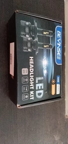 Customer photo review of BEVINSEE LED Headlight Bulbs