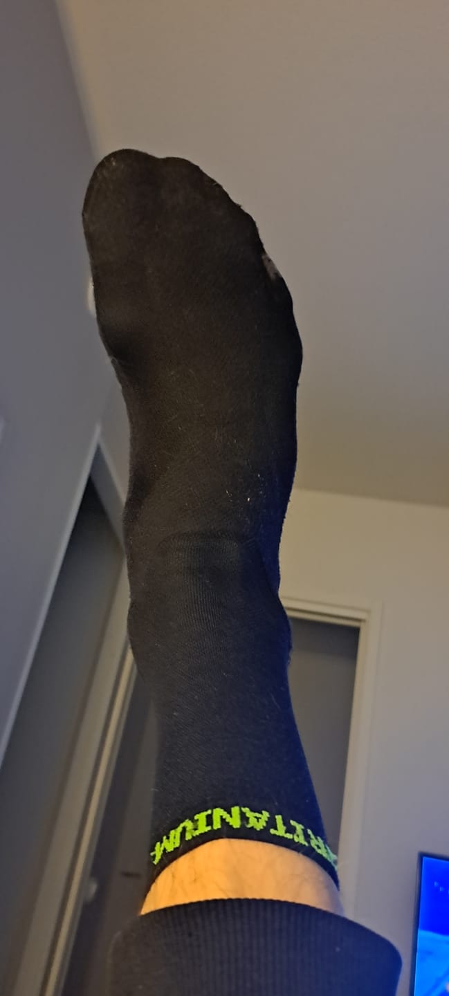 Customer photo review of eXtend Grip Crew – Kompressiosukat pitopohjalla - Musta/lime