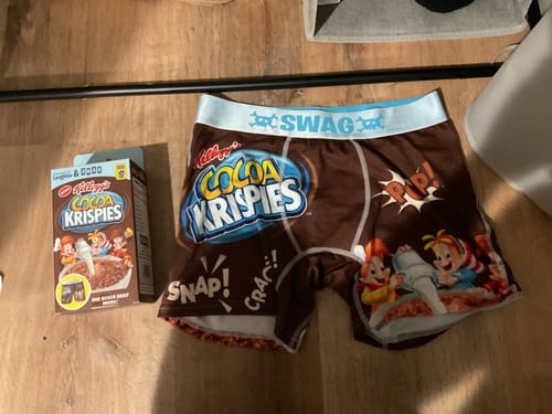 Customer photo review of SWAG - Cereal Aisle BOXers: Cocoa Krispies