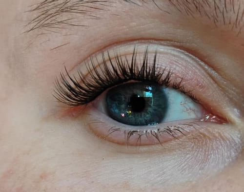 Customer photo review of STARLIGHT Self-adhesive  Cluster Lashes