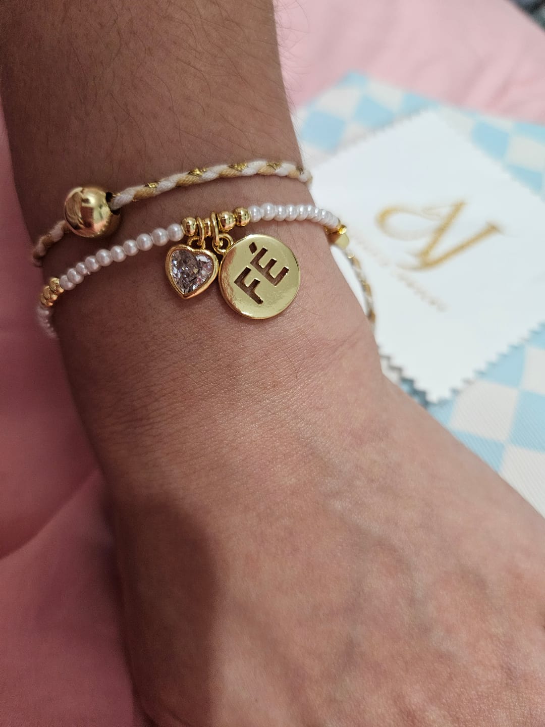 Customer photo review of Eider Nude Bracelets