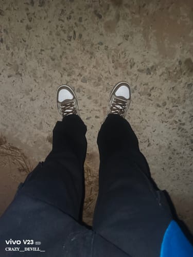 Customer photo review of FLAME Roasted Caramel Men's casual sneaker