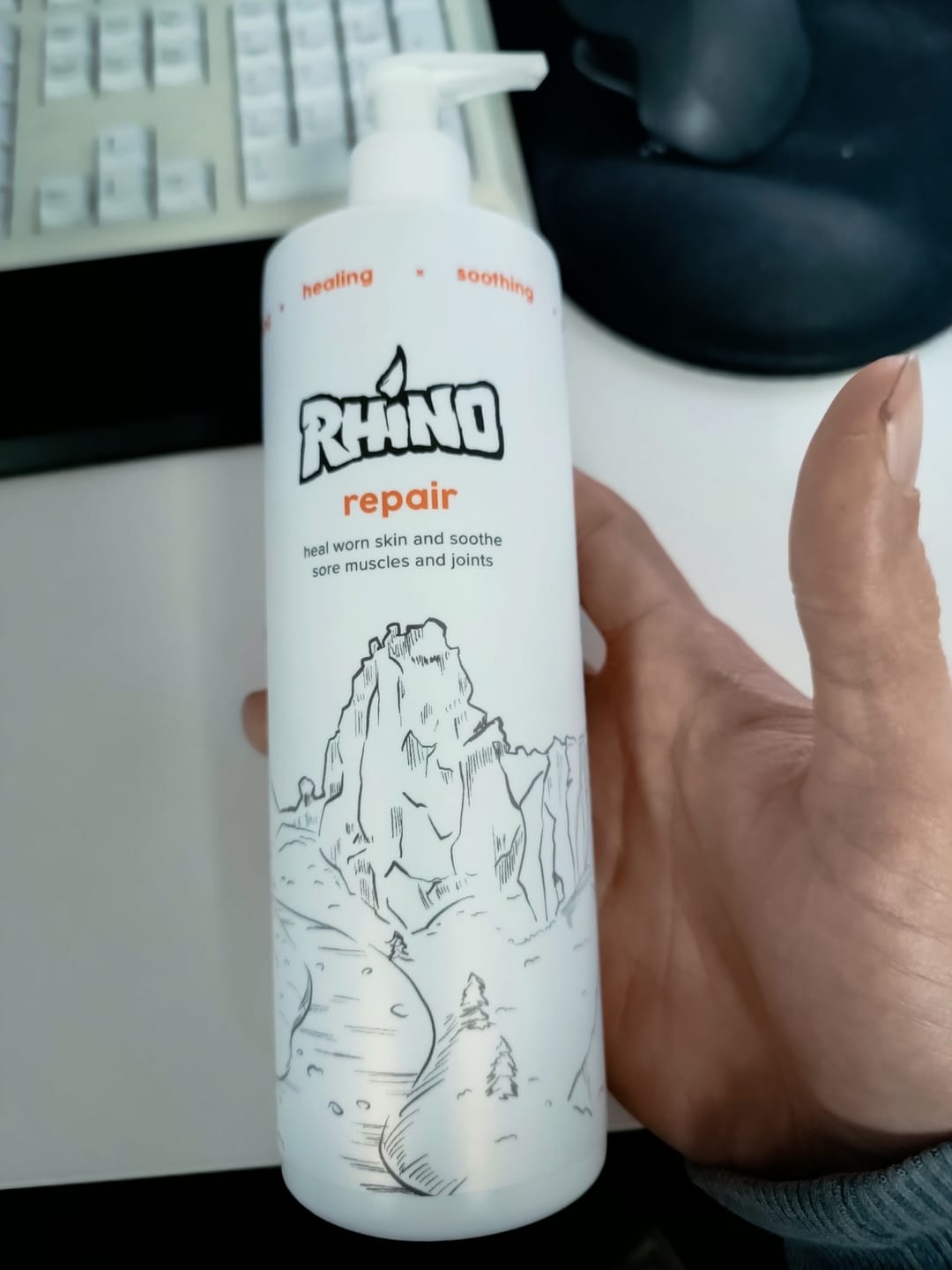 Customer photo review of Rhino Repair - Cream