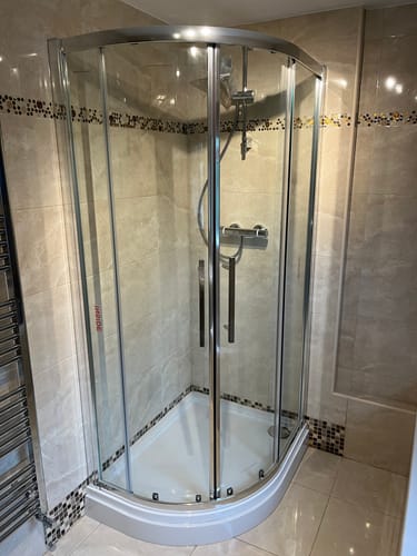 Customer photo review of ShowerWorX Summit 1000 x 800mm Offset Quadrant Shower Enclosures - 8mm Glass