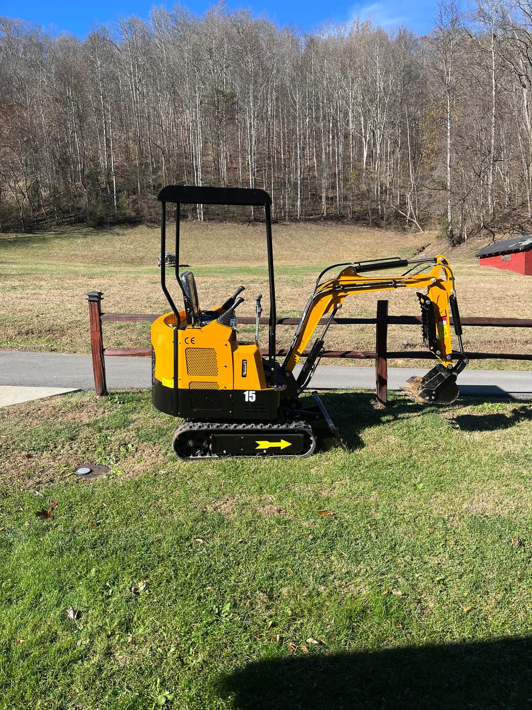 Customer photo review of MS15 | 1.5-ton Mini Excavator for Sale, 13.5 HP B&S Engine