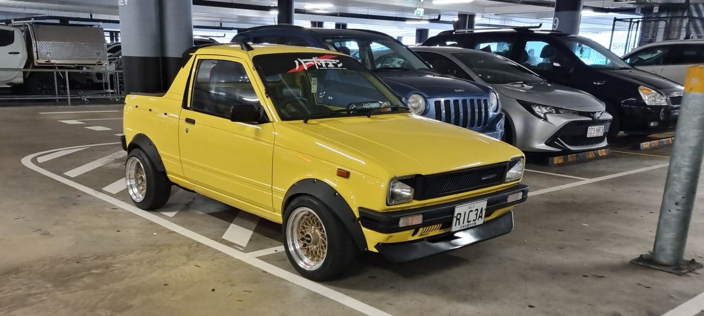 Customer photo review of HardTuned Window Banner - JDM Stripe
