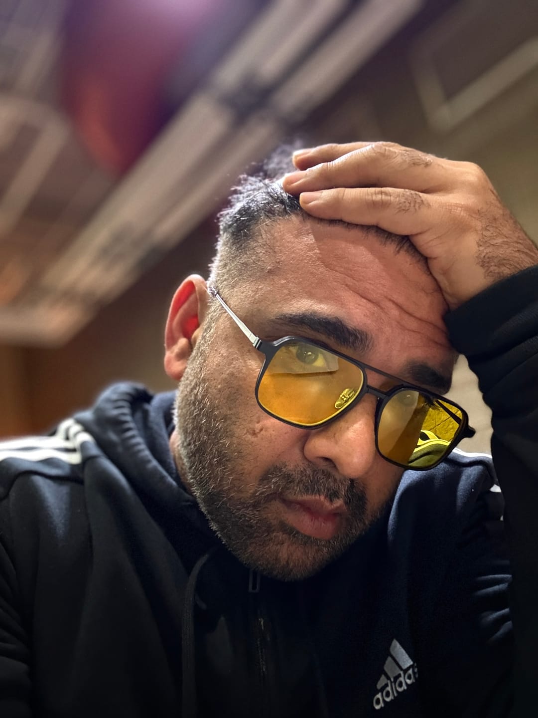 Customer photo review of Benjamin | Magnetic Clip-on Glasses | ZanyLen New Arrival 2024
