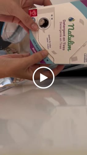 Customer video review of Eco-Tiras de Detergente 40 lavados Natulim