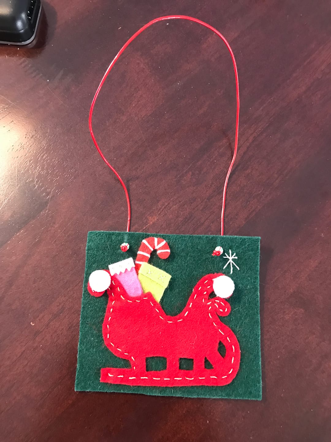 Customer photo review of 100% Wool Craft Felt - 1/2 Yard Precuts