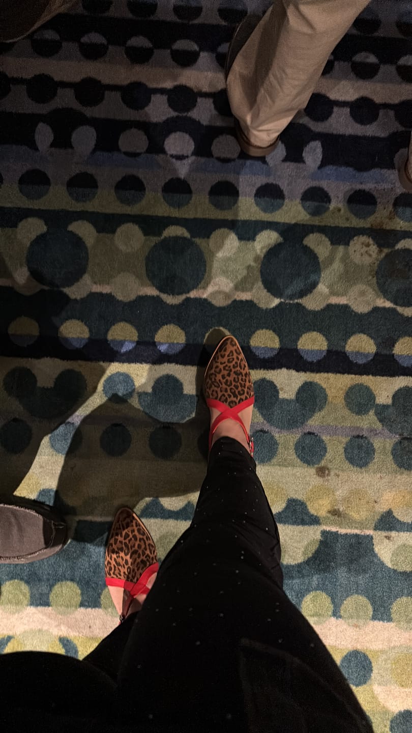 Customer photo review of Zapato Mujer / Rauli Leopardo Rojo