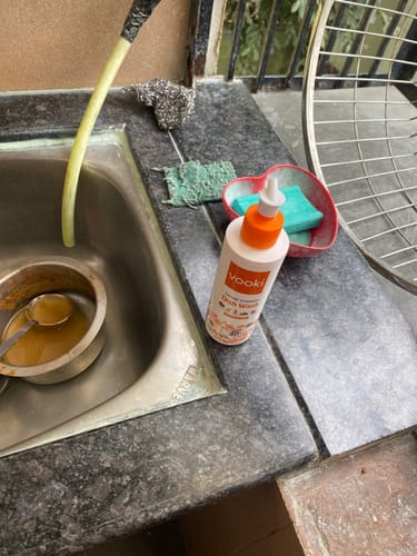 Customer photo review of Dishwash Liquid - 250 ML