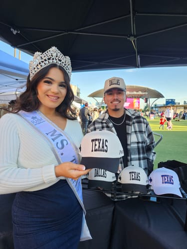 Customer photo review of TEXAS SNAPBACK - OFF WHITE EDITION