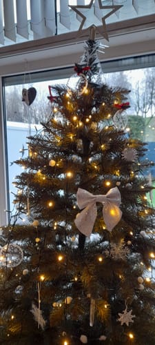 Customer photo review of Weihnachtsdeko mit Schneeflocken