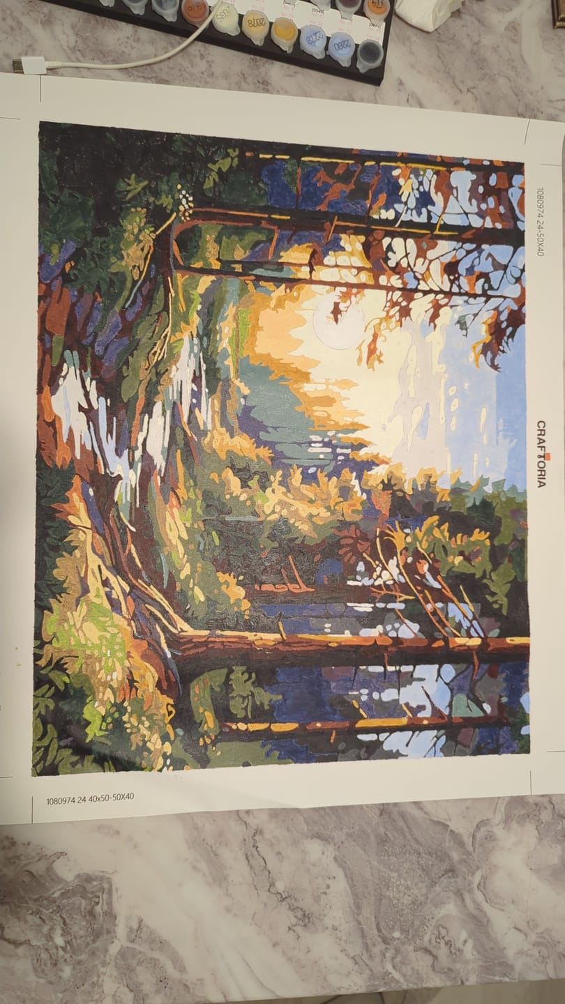 Customer photo review of Sunlit Tranquility