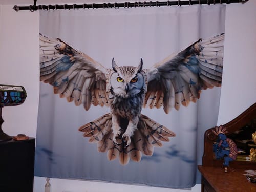 Customer photo review of Fotovorhang "Der Elefant"