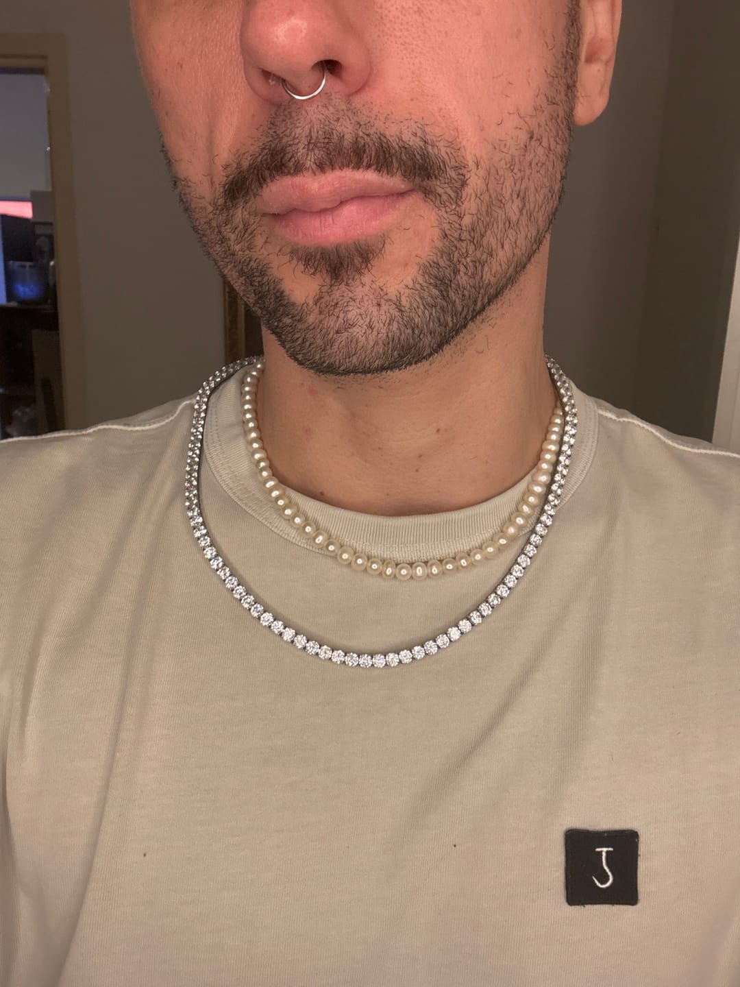 Customer photo review of ICE BREAKER CHAIN. - 5MM WHITE GOLD