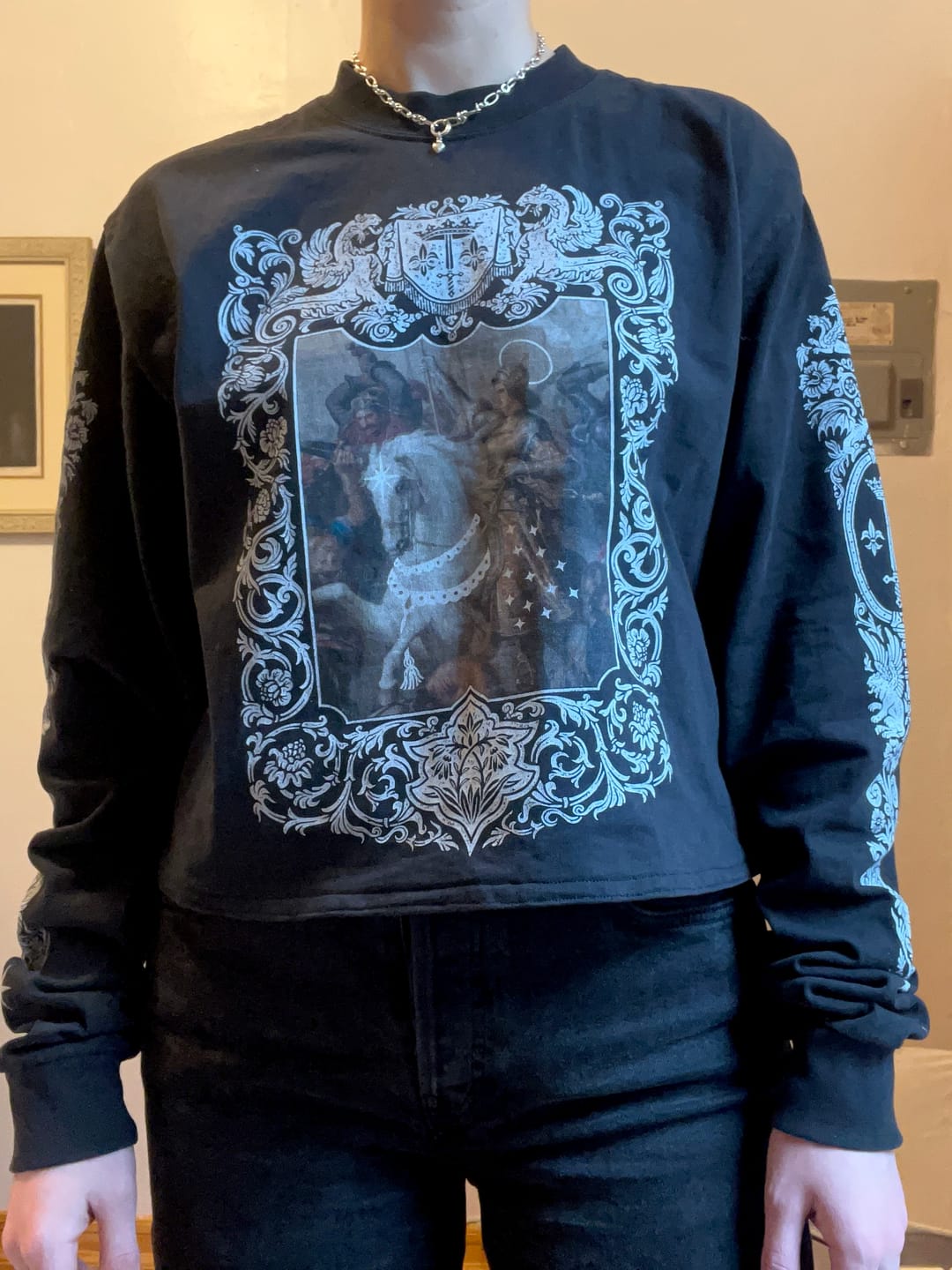 Customer photo review of Resistance Heavy Faded Long Sleeve Tee