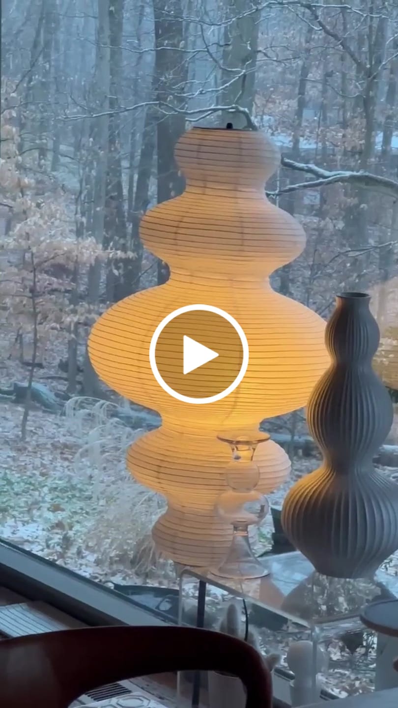 Customer video review of Zephyr Paper Floor Lamp