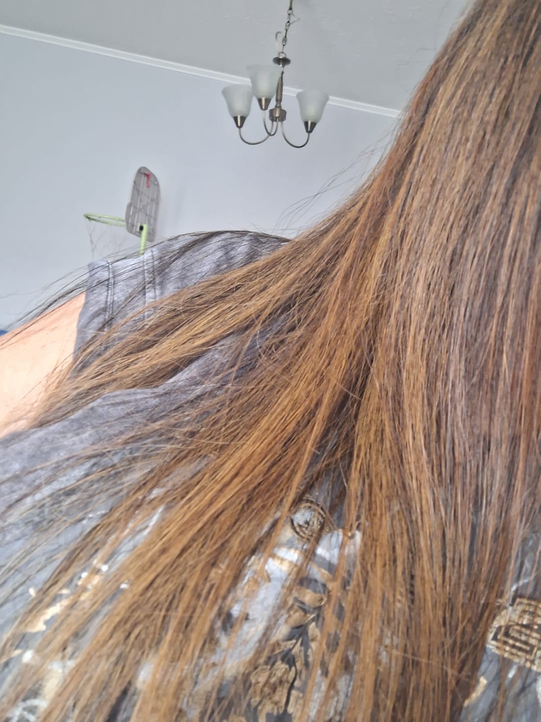 Customer photo review of Máscara Hidratante Golden Glow 500 g