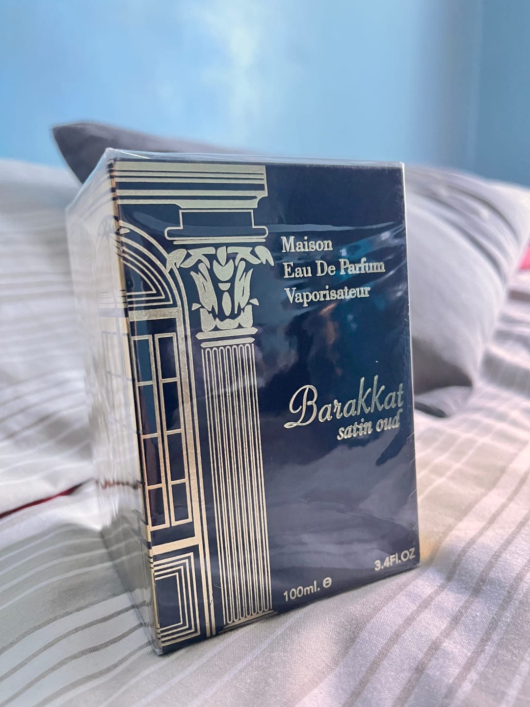 Customer photo review of Barakkat Satin Oud EDP 100ml