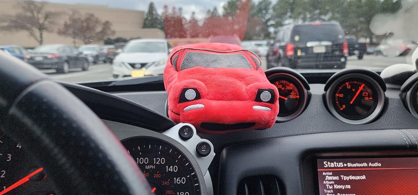 Customer photo review of Miata MX5 Plushie