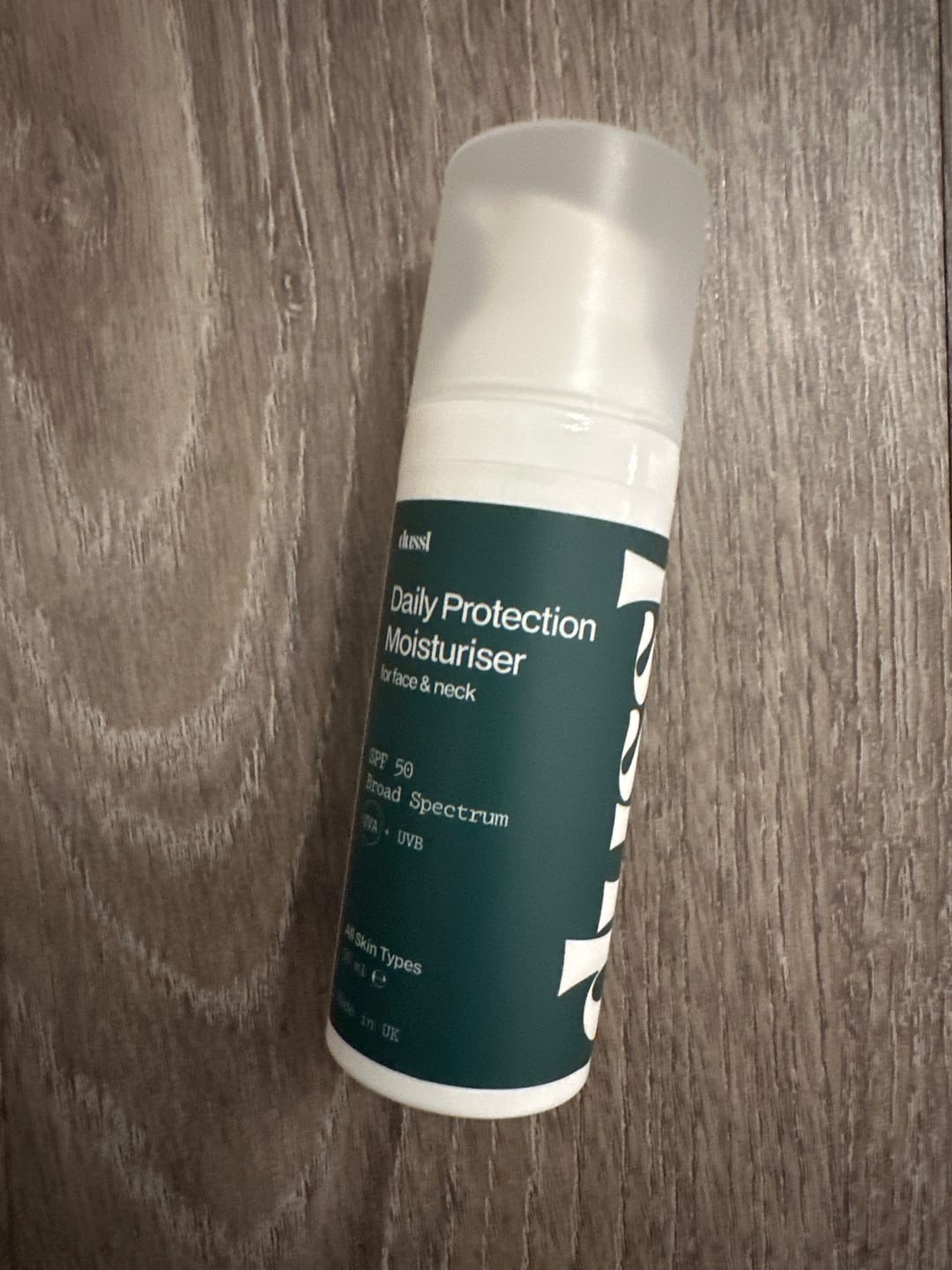 Customer photo review of Daily Protection Moisturiser SPF 50