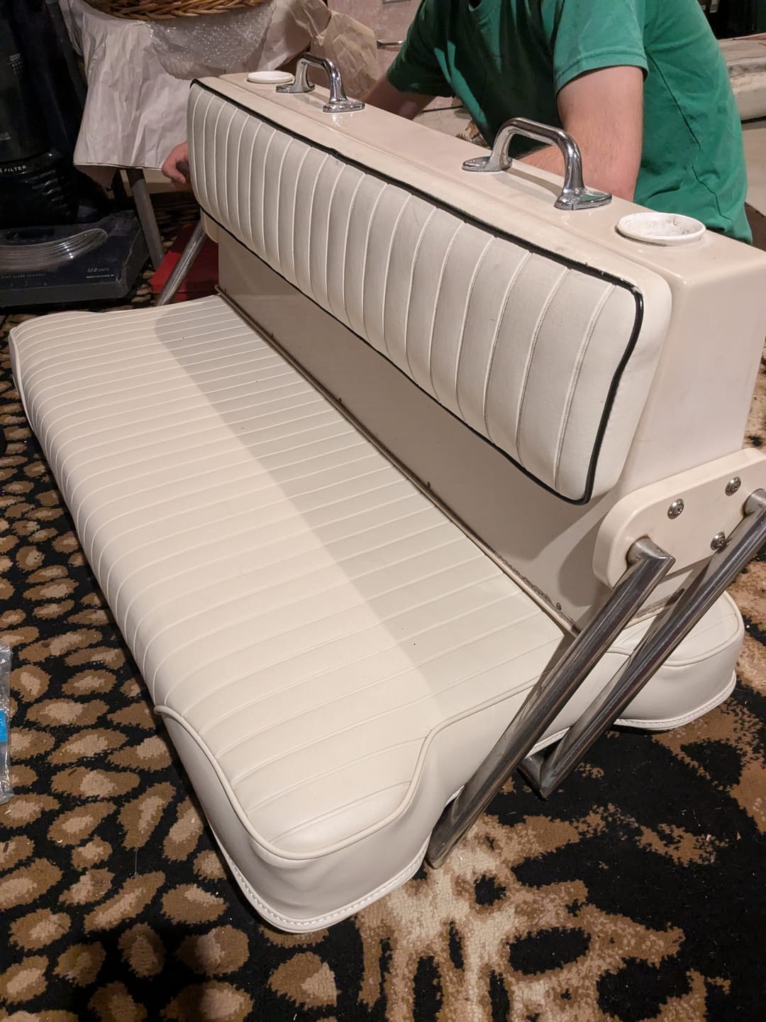 Customer photo review of RPS Seat Cushion - Boston Whaler Montauk, Outrage, Newport And Others