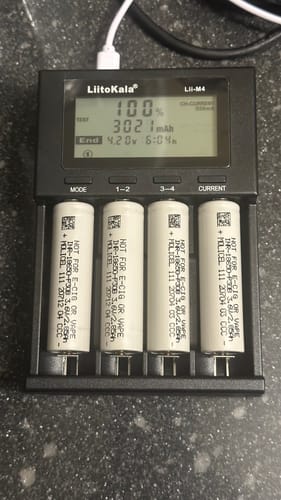Customer photo review of Molicel P30B 18650 3000mAh 30A Battery
