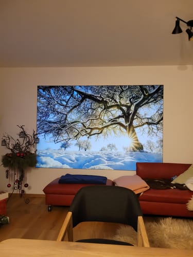 Customer photo review of Wechselmotiv | Verzauberte Winterlandschaft | Querformat