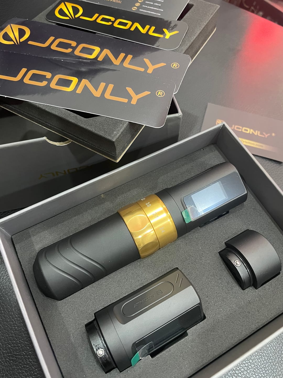Customer photo review of JCONLY Wireless Tattoo Pen Machine 2.4-4.2MM Strokes 2 Battery Pack | Epoch R3  (Black)