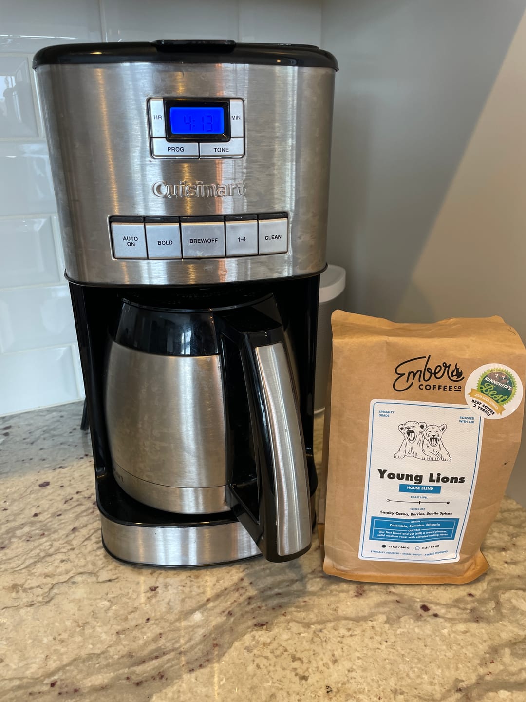 Customer photo review of Young Lions House Blend