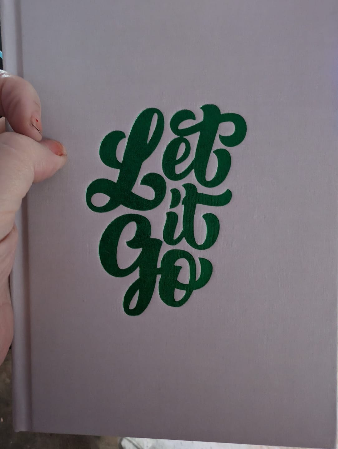 Customer photo review of Let It Go Journal