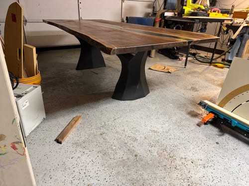 Customer photo review of Table Leg 413 Ramo 28H Modern Dining Furniture (One leg Only)