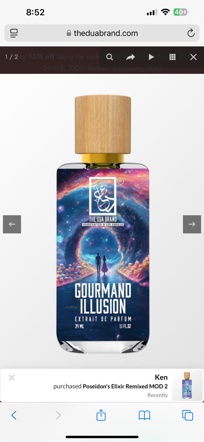 Customer photo review of Gourmand Illusion