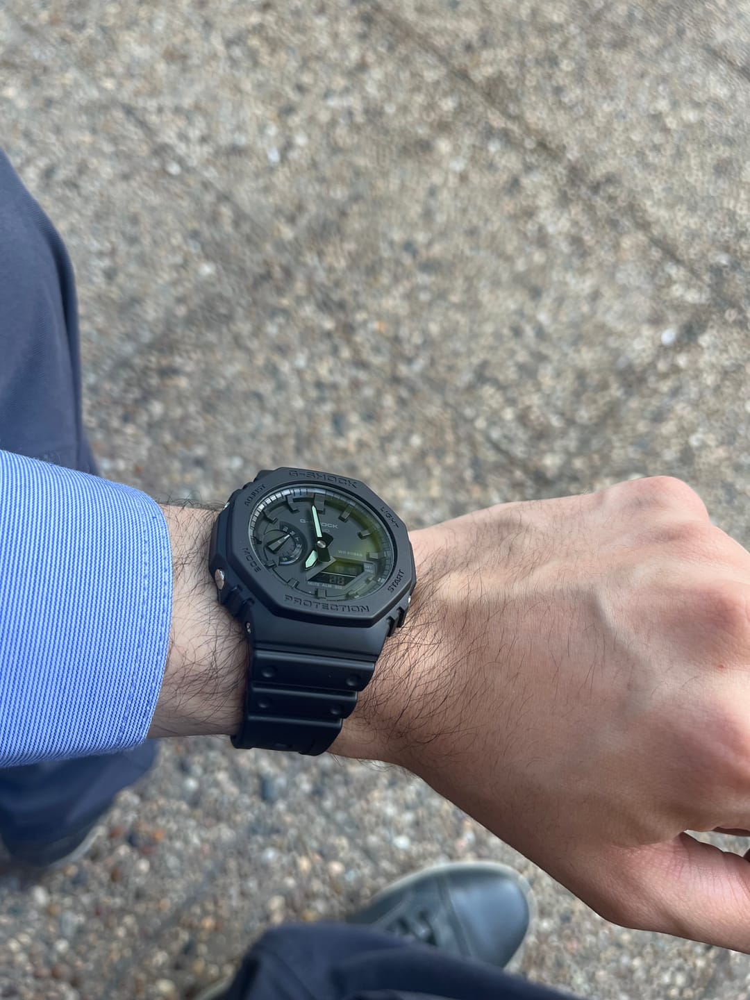 Customer photo review of Reloj Casio G-Shock Royal Oak "Casioak" GA-2100-1A1JF Carbon Core Negro JDM
