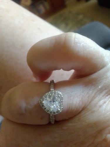 Customer photo review of Forever In My Heart Urn Ring