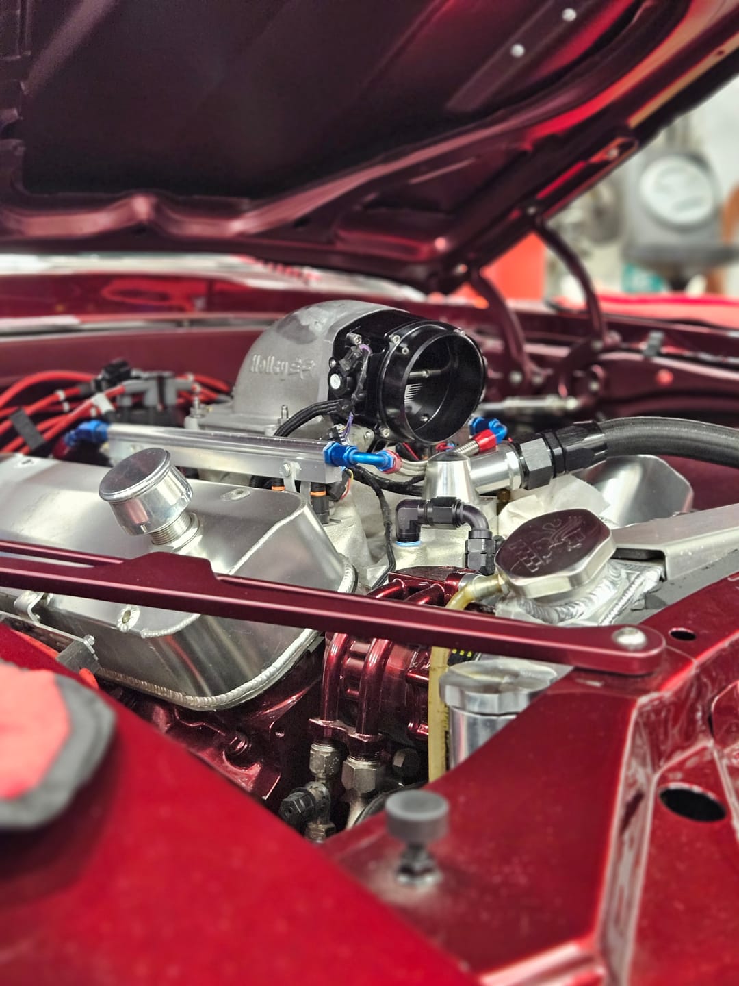 Customer photo review of ICON 102/105mm Cable Drive Throttle Body (Black) w/ Interchangeable Connection