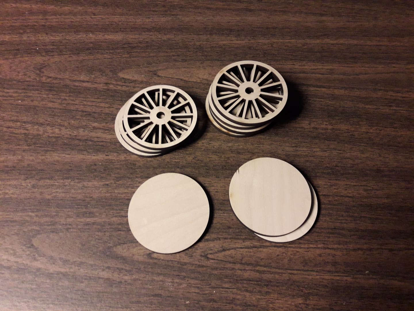 Customer photo review of Unfinished Wood Circle Round | Circle Blank | DIY Craft Cutout | Up to 36"