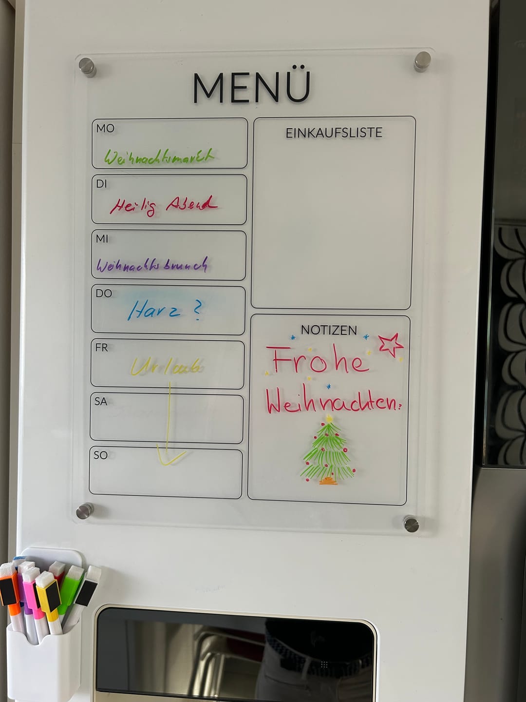 Customer photo review of Kühlschrankplaner "MENÜ"