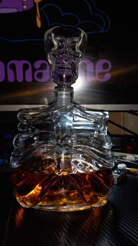 Customer photo review of Just Love Skulls Skellington Decanter