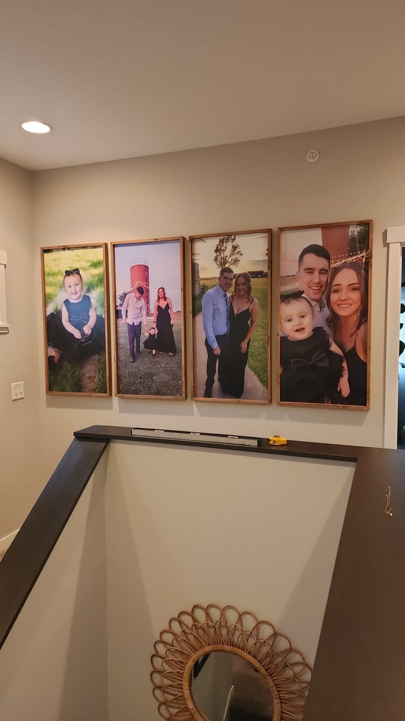 Customer photo review of Framed photo