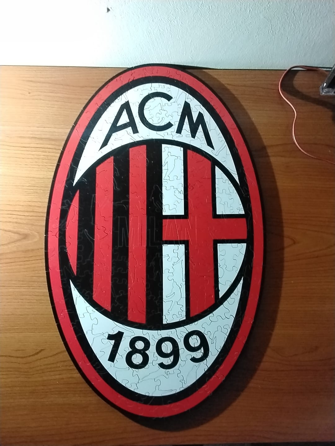 Customer photo review of Logo Milan® - Puzzle di Legno