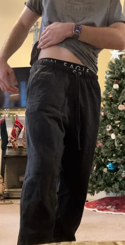 Customer photo review of Essentials Oversized Vintage Sweatpants