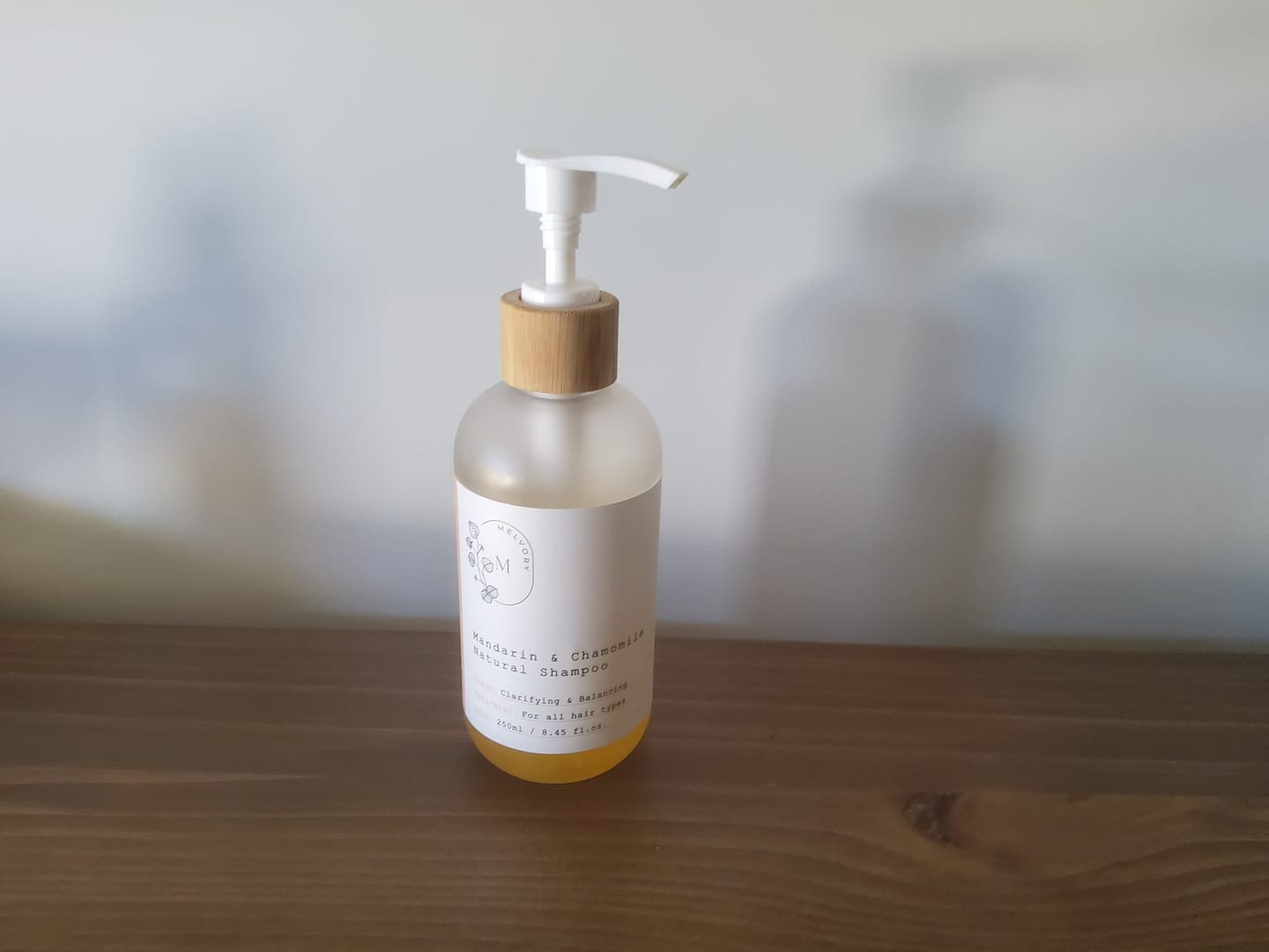 Customer photo review of Mandarin & Chamomile Natural Shampoo