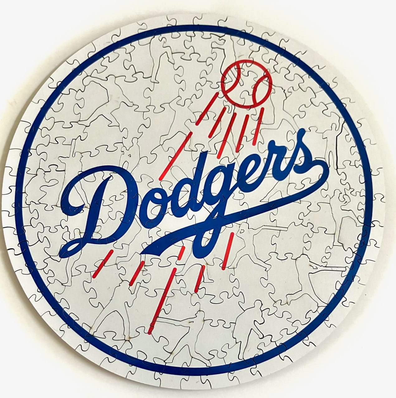 Customer photo review of Los Angeles Dodgers™ - Wooden Puzzle