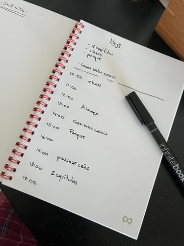 Customer photo review of Infinitebook Plain A5 Red