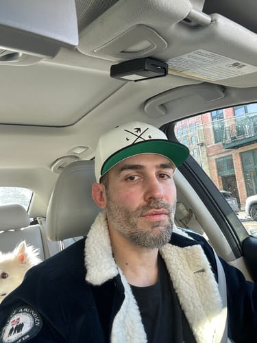 Customer photo review of Let God Work, Black Thread Embroidered - Christian Hat