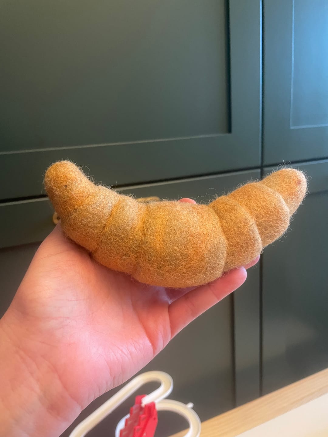Customer photo review of Felt Plain Croissant