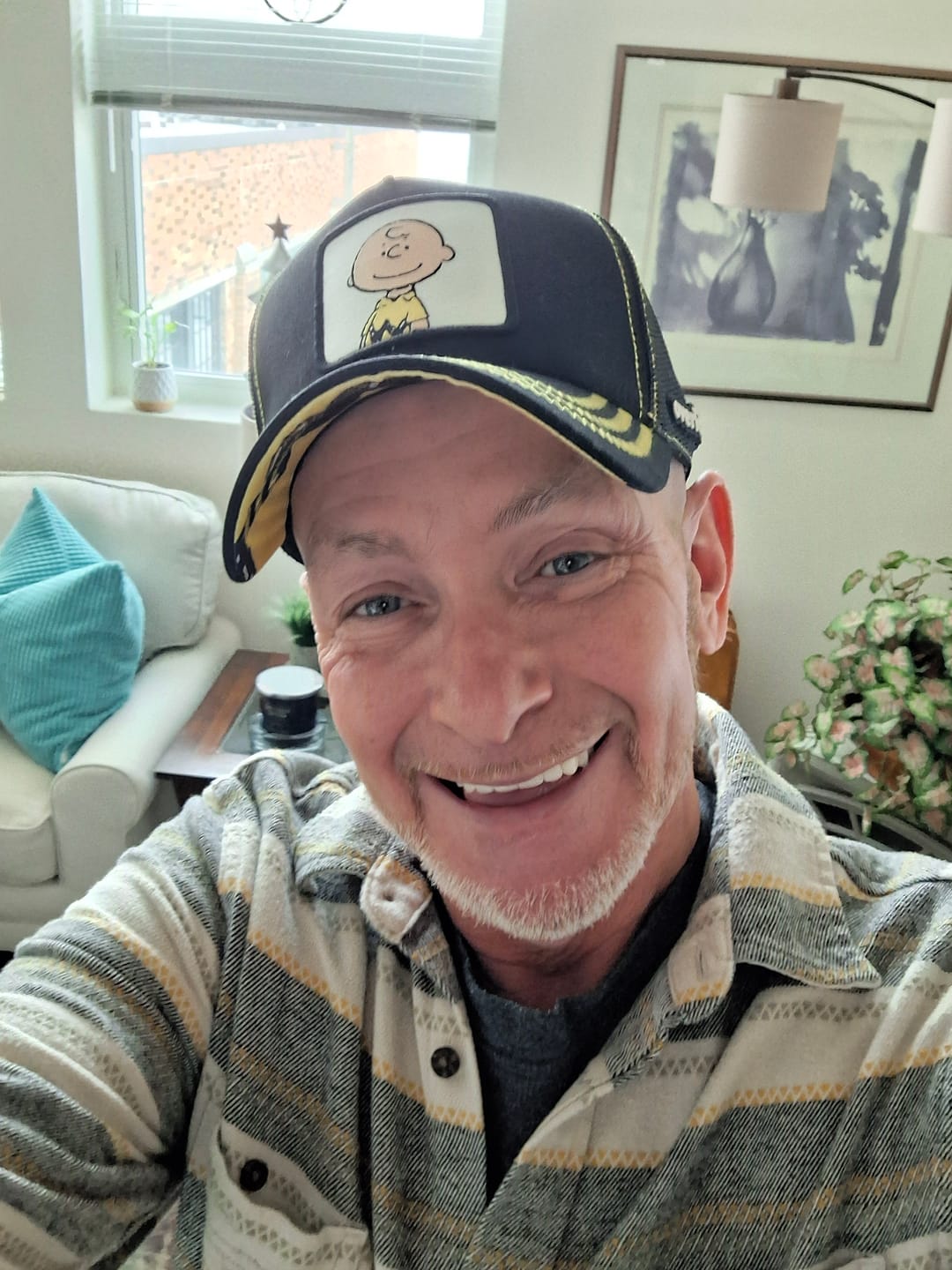 Customer photo review of OVERLORD X Peanuts: Charlie Brown Trucker Cap