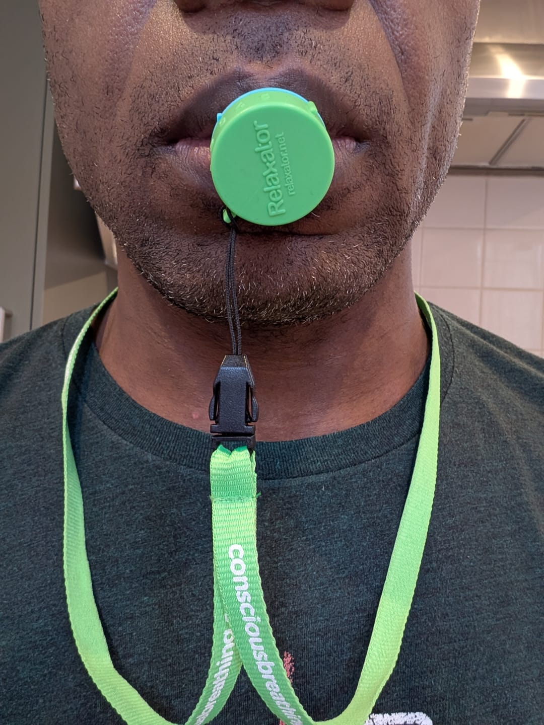 Customer photo review of The Relaxator Breath Trainer